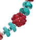 Southwestern Multicolor Multistone Authentic Sterling Silver Bead Necklace JX124638